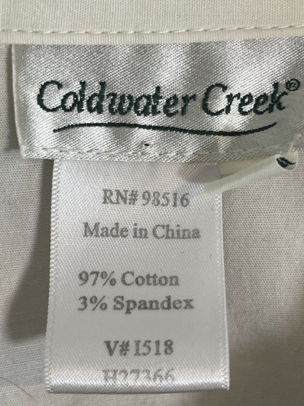 Coldwater Creek Neutral Embroidery Jacket Cream 2X Boho Indie Classic Chic Artsy - Picture 7 of 10